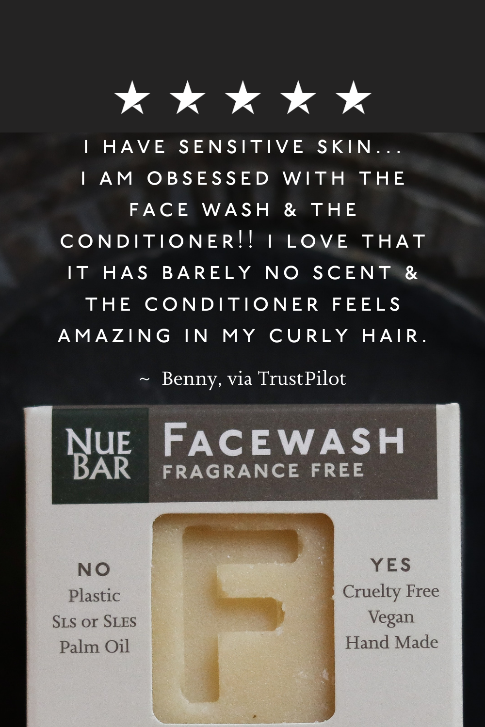 Solid Face Wash Bar for Sensitive Skin pH balanced Australian